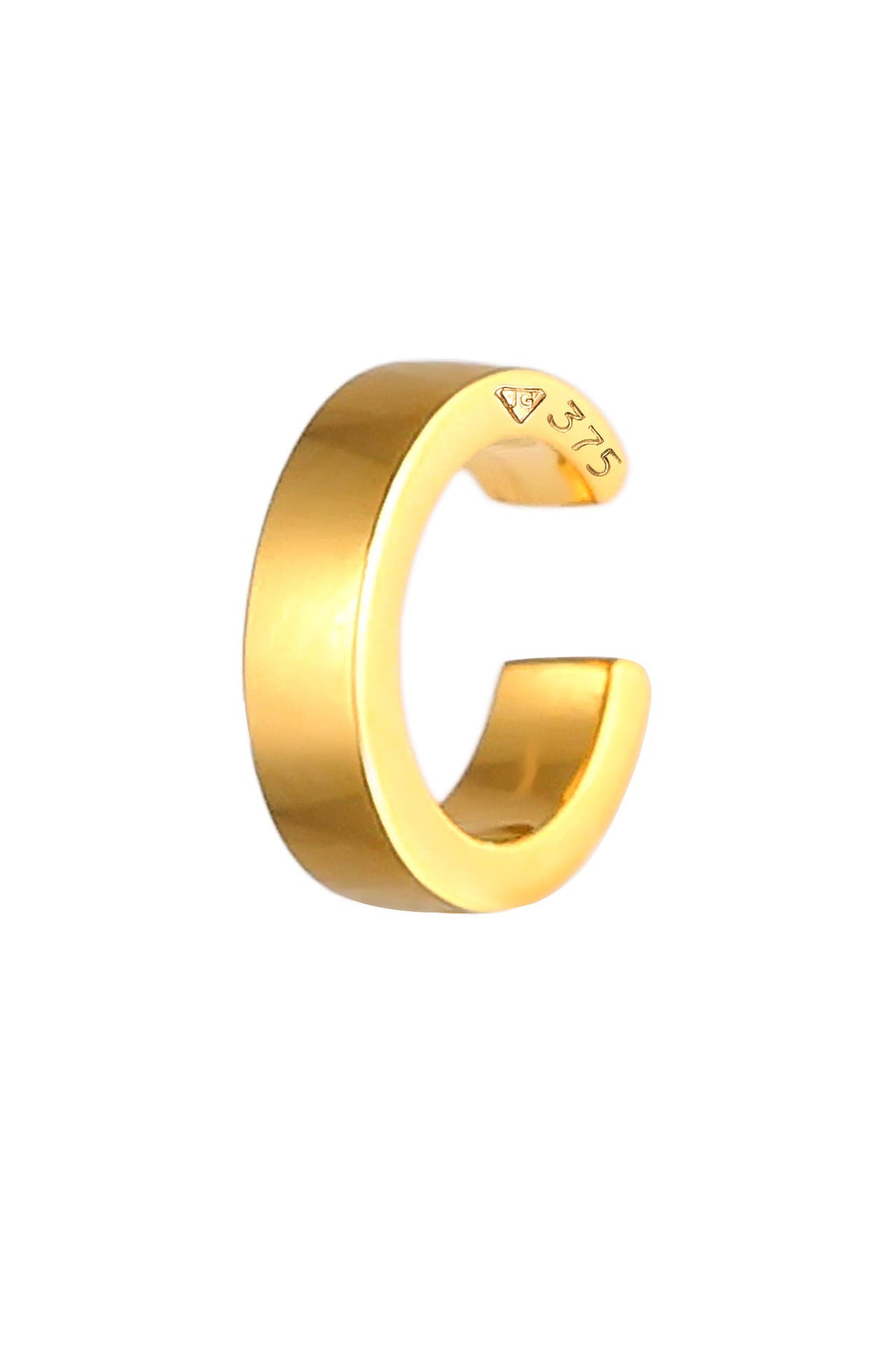 ELLI PREMIUM Ohrringe Earcuff Ohrklemme Single 375 Gelbgold Gold, Bild 1