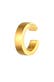 Ohrringe Earcuff Ohrklemme Single 375 Gelbgold Gold