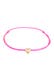 Armband Herz Liebe Textil Romantik 925 Silber Pink
