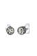 Ohrringe Kristalle Rund Oxidiert Trend Modern 925 Silber