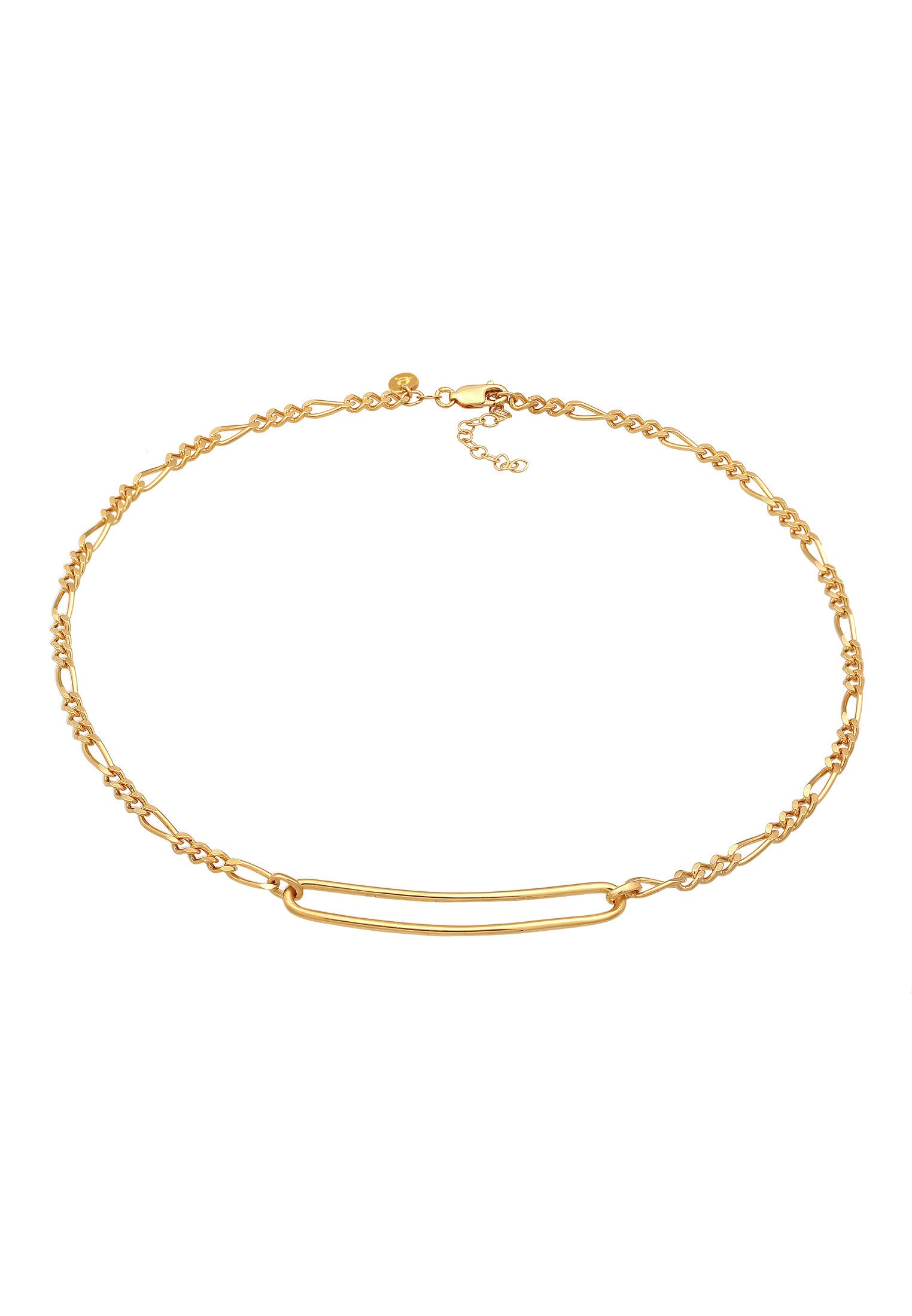 Elli Bracciale Argento 925 Con Placchetta Smiling Face - Basic Blogger Trend, Gioiello Moderno Donna