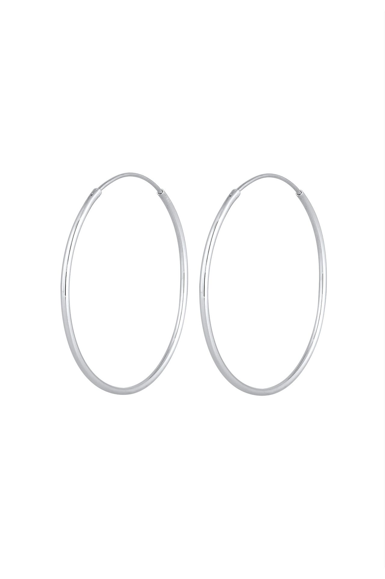ELLI Ohrringe Creolen Glänzend 925 Sterling Silber Silber, Bild 1
