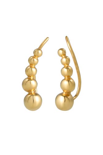 ELLI Ohrringe Ear Climber Geo Gold