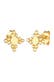 Ohrringe Kugel Dots Stern Design 925 Silber Gold