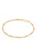 Armband Herren Figaro Massiv 925 Silber Gold