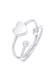 Ring Herz Liebe (2 tlg) 925 Silber, mit Kristallen von Swarovski® Silber