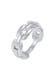 Ring Glieder Panzer Design 925 Silber
