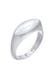 Ring Siegelring Marquise Design 925 Silber rhodiniert Silber
