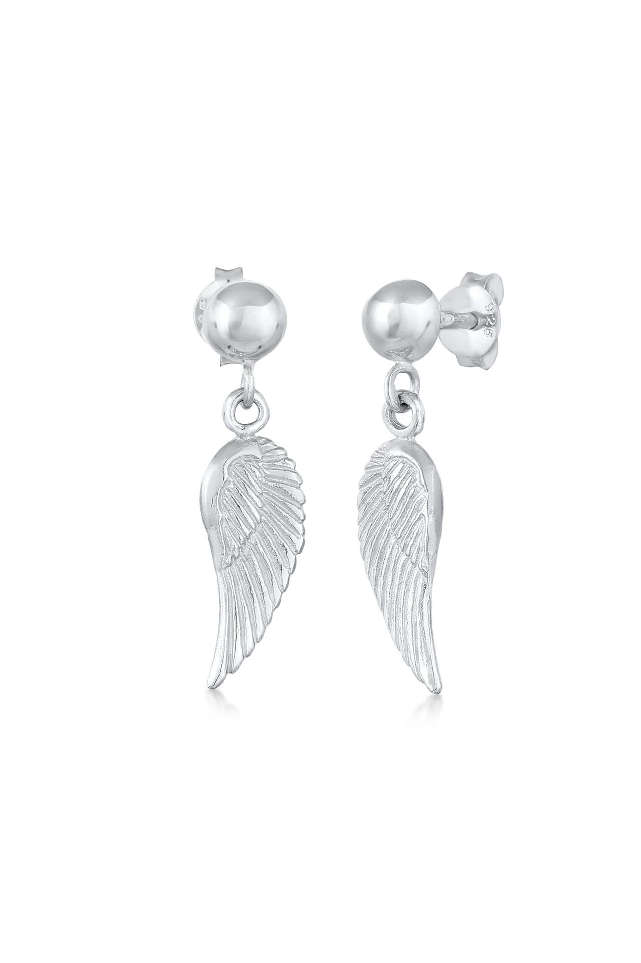 ELLI Ohrringe Flügel Schutzengel 925 Silber Silber, Bild 1