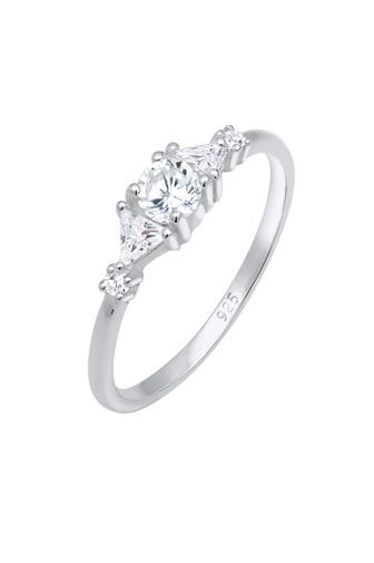 ELLI PREMIUM Ring Triangel Zirkonia 925 Sterling Silber