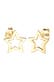 Ohrringe Stecker Stern Trend Astro 925 Silber Gold