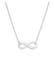 Kette Kette Infinity Unendlichkeit Symbol 925 Silber Silber