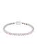 Armband Tennisarmband Rose Kristalle 925 Sterling Silber Silber