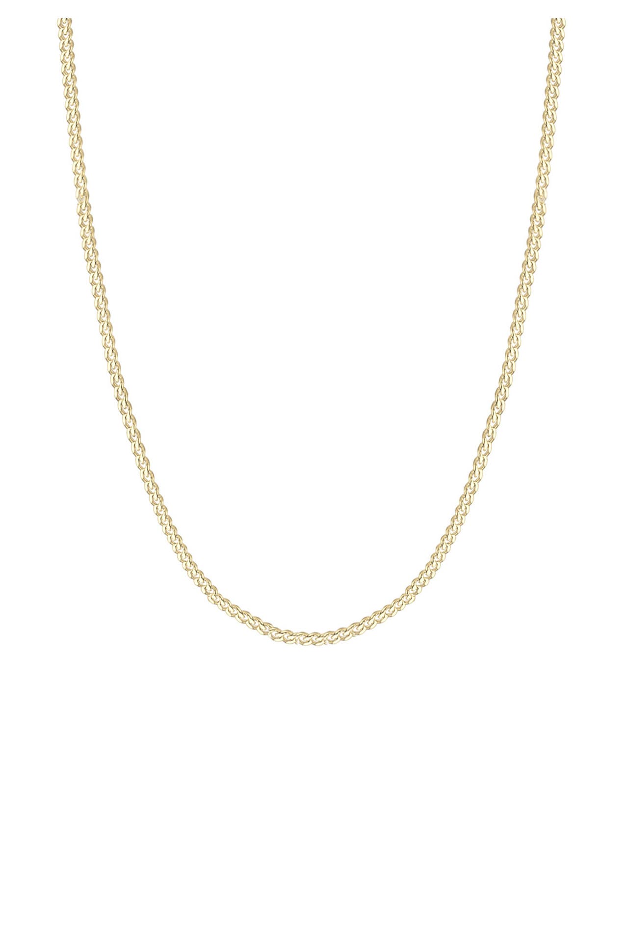 ELLI PREMIUM Kette Basic Panzerkette Klassisch Elegant 375 Gelbgold Gold, Bild 1