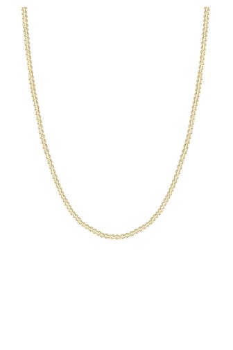ELLI PREMIUM Kette Basic Panzerkette Klassisch Elegant 375 Gelbgold Gold