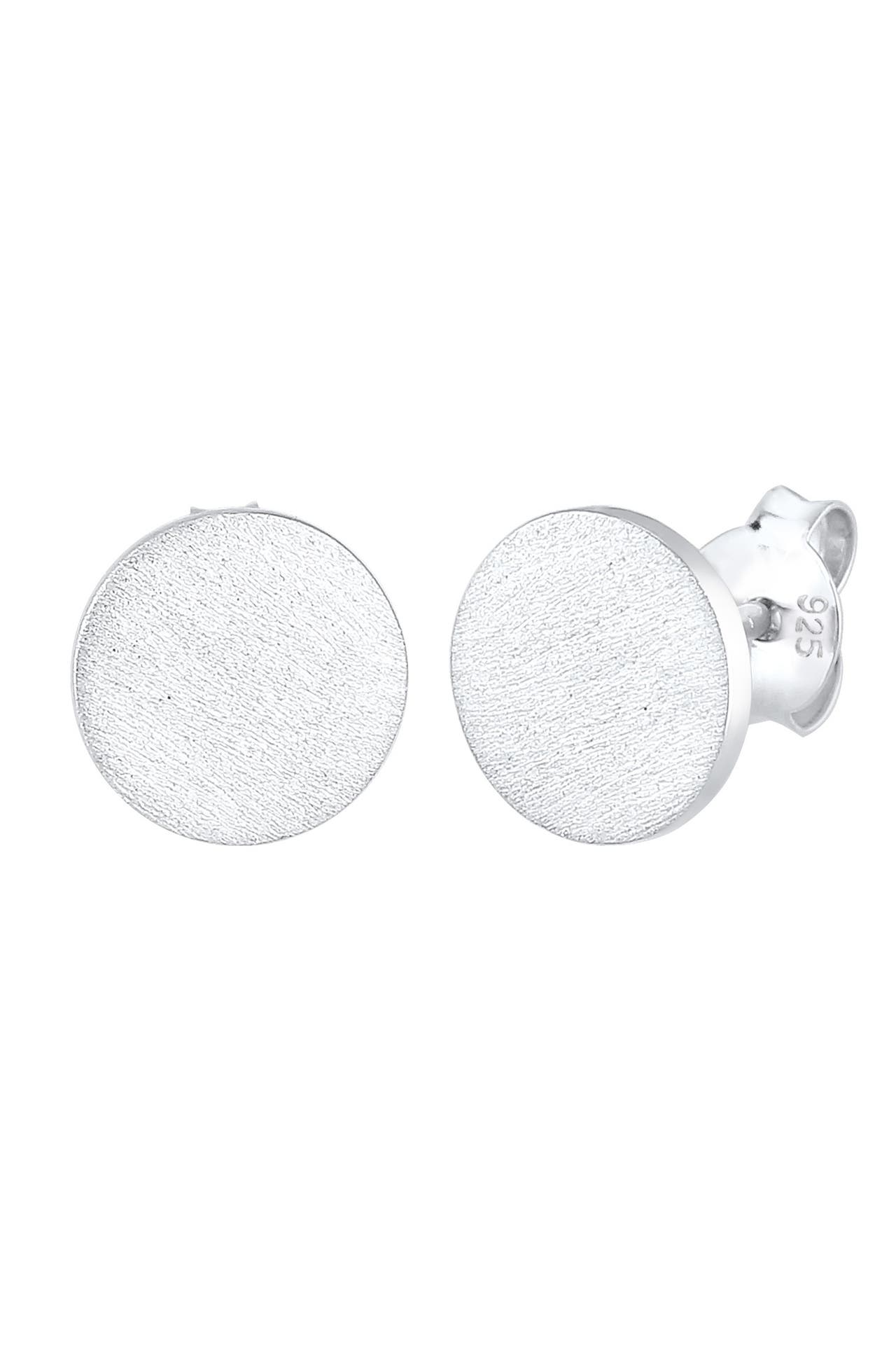 KUZZOI Ohrringe Ohrstecker Plättchen 925 Sterling Silver, Bild 1