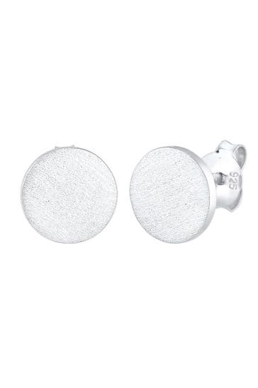KUZZOI Ohrringe Ohrstecker Plättchen 925 Sterling Silver