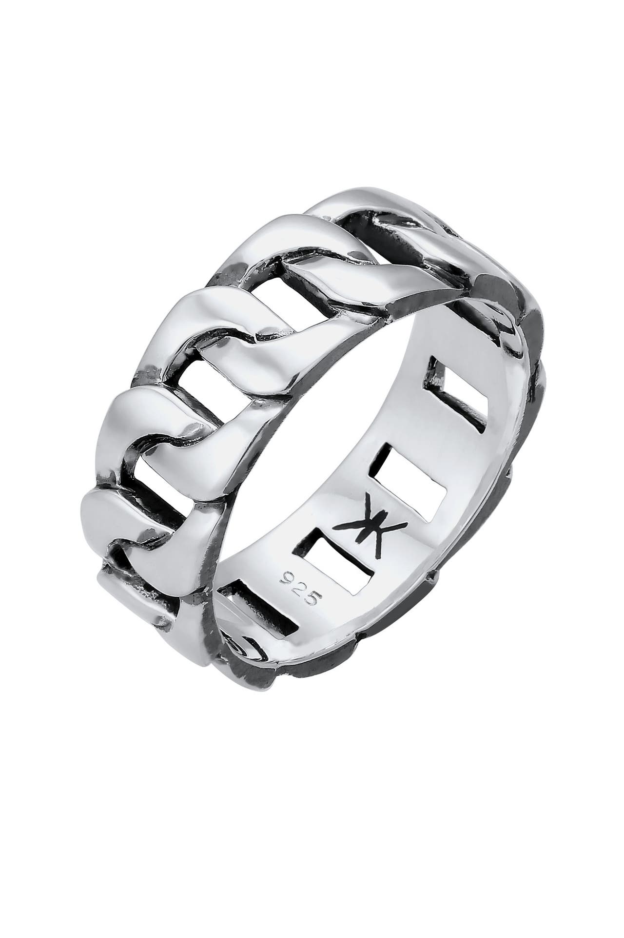 KUZZOI Ring Chunky Chain Look 925 Silber, Bild 1