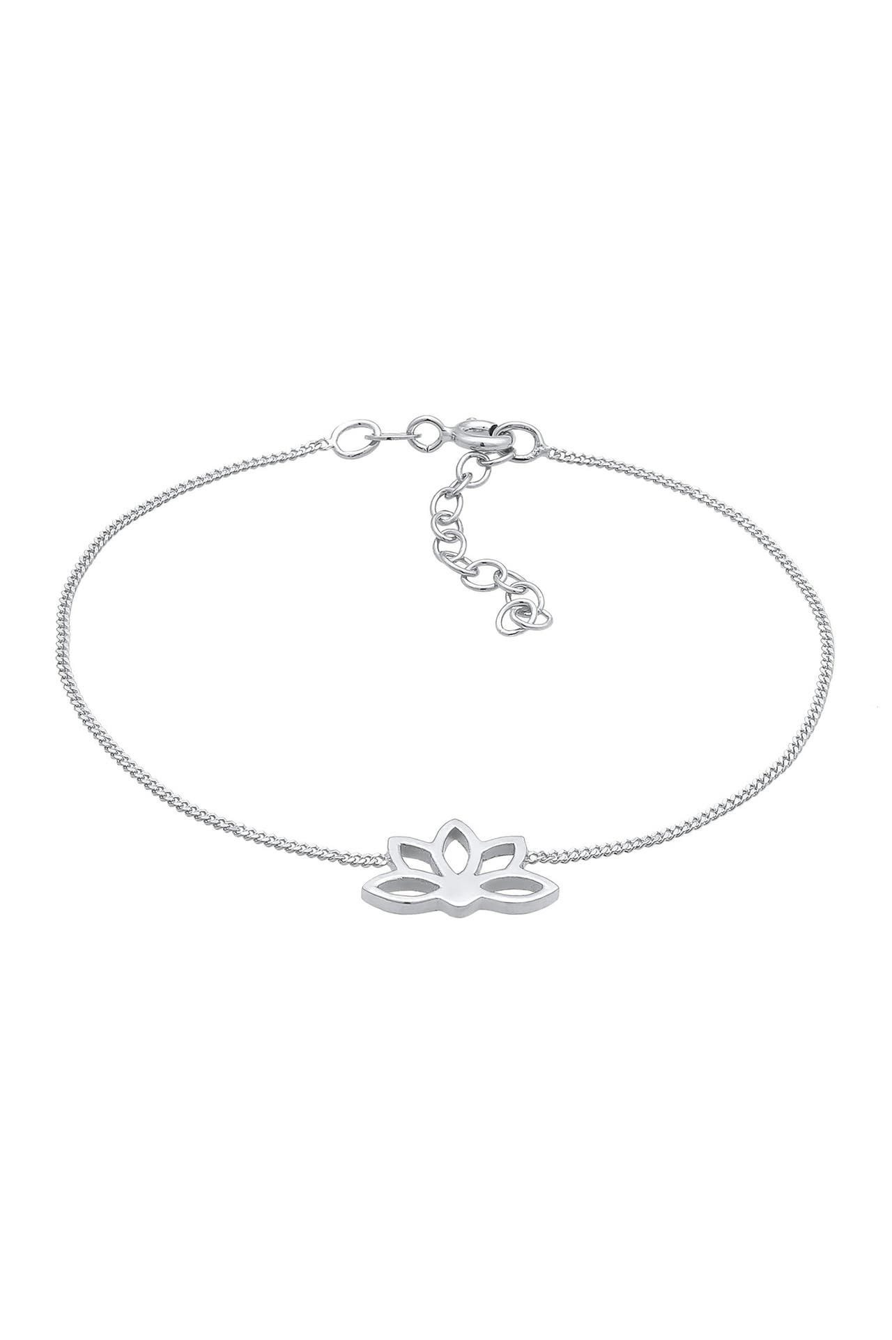 ELLI Armband Lotusblume Yoga Blume Spirituell 925 Silber Silber, Bild 1
