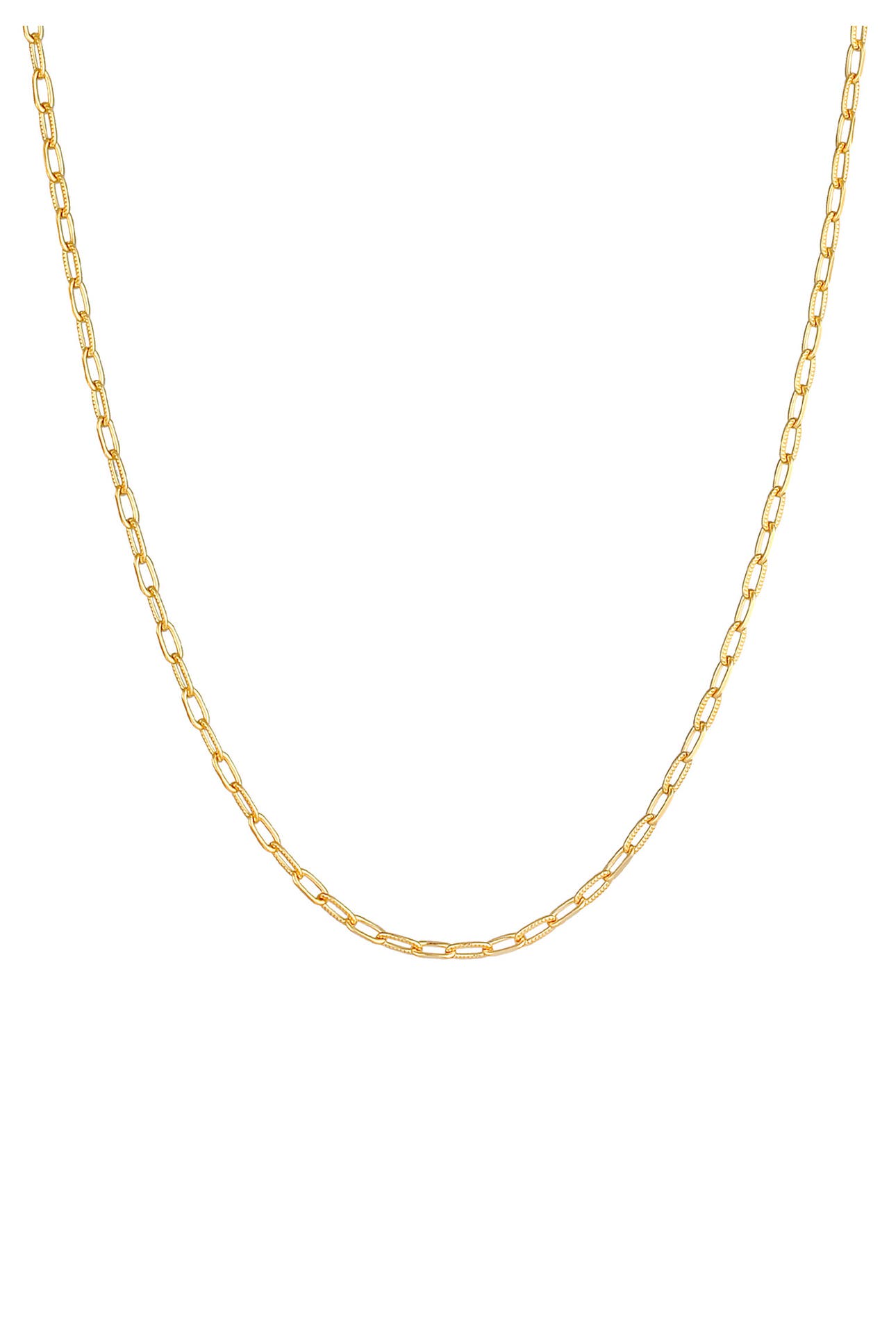 ELLI Kette Gliederkette Oval Chain Basic Trend 925 Silber Gold, Bild 1