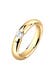 Ring Zirkonia Kristall 925 Silber gold