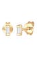 Ohrringe Minimal Geo Topas Edelstein Zart 585 Gelbgold Gold