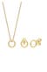Schmuckset Kreis Rund 375 Gelbgold Gold