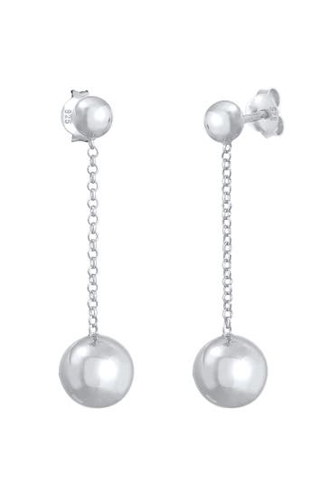 ELLI Ohrringe Ohrhänger Basic Trend Kugeln 925 Silber Silber