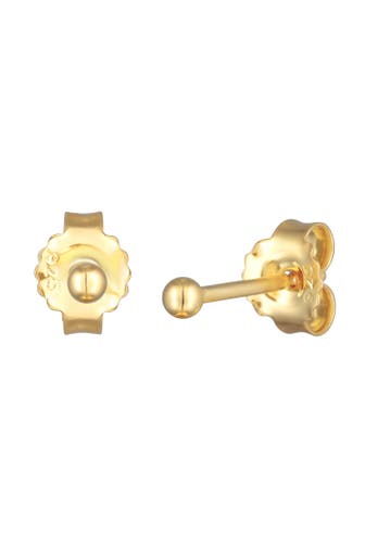 ELLI Ohrringe Ohrstecker Kugel Klassisch Rund 925 Silber Gold