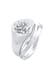 Ring Siegelring Rose Basic Ring 2er Set 925 Silber Silber