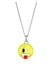 Kette Smiling Face Emoji 925 Sterling Silber Silber