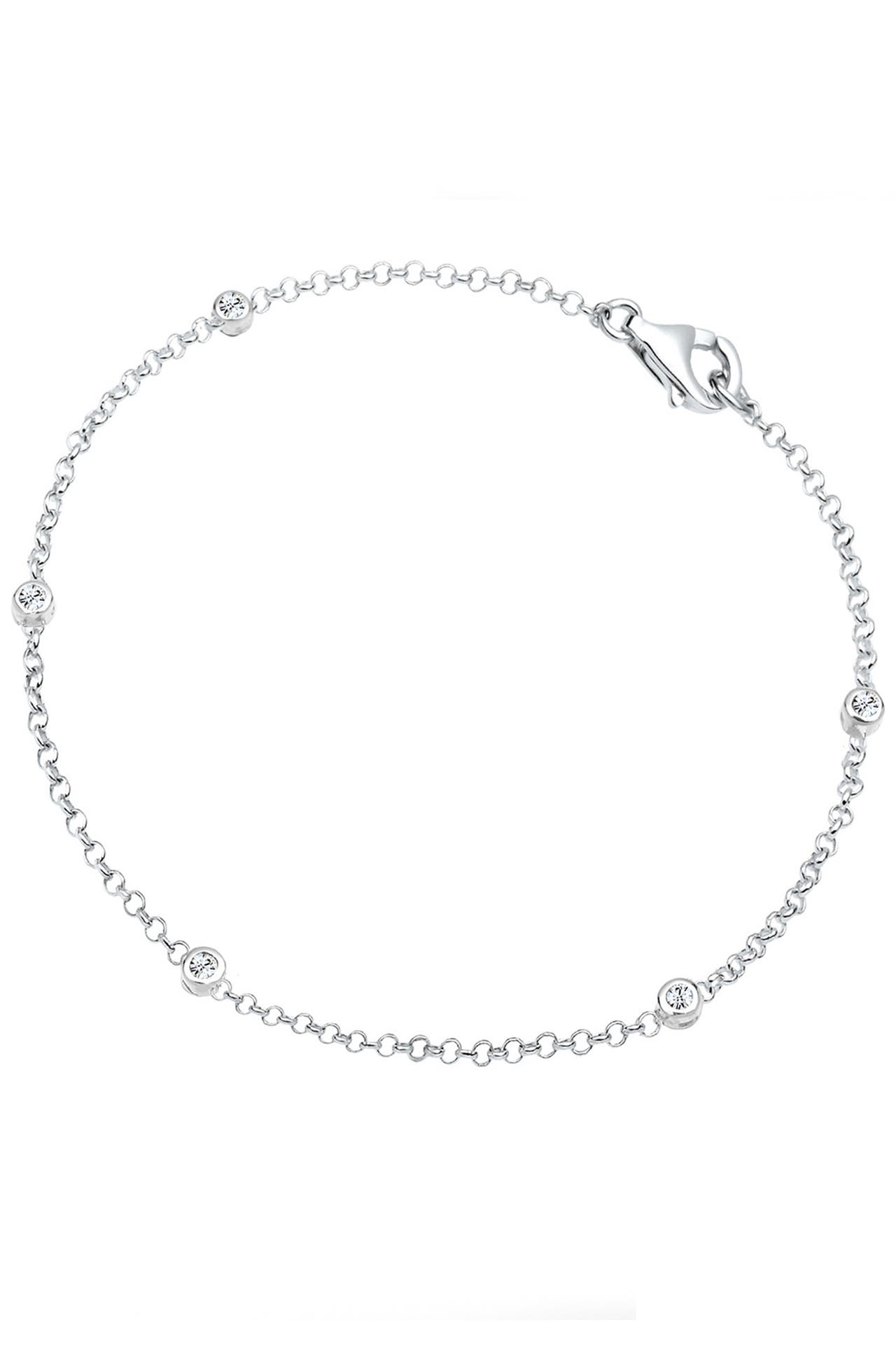 ELLI Armband Funkelndes Armband Weiß, Bild 1