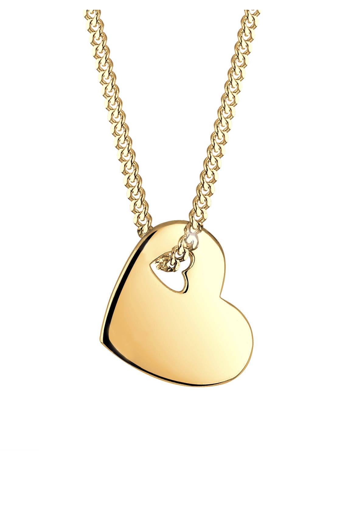 ELLI Kette Herz 925 Sterling Silber vergoldet Gold, Bild 1