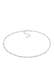 Fusskettchen Figaro Fußkettchen Basic 925 Silber Silber