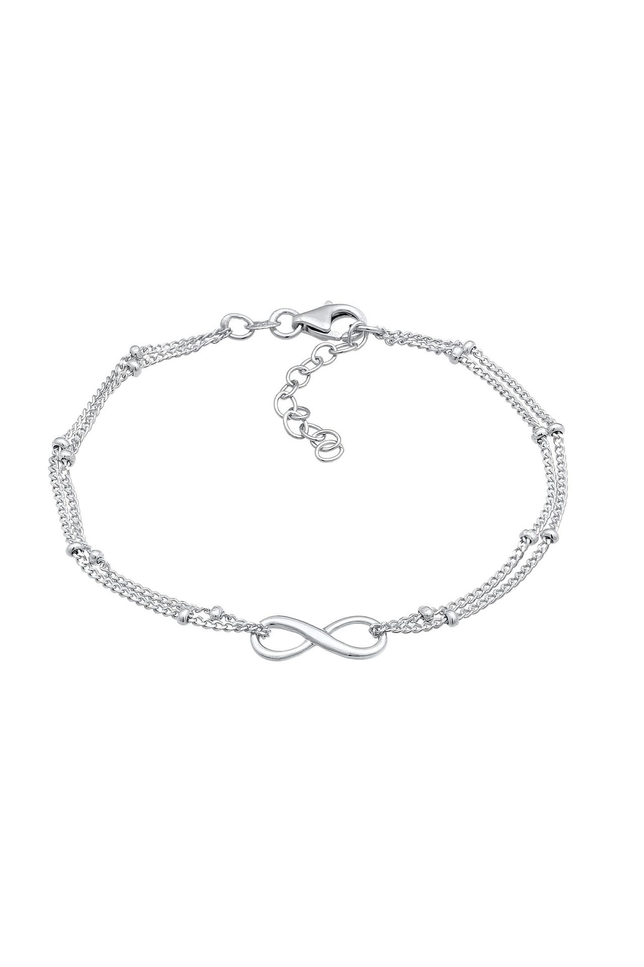 ELLI Armband Infinity Symbol Love Unendlichkeit 925 Silber Silber, Bild 1