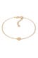 Armband Blüte Flower Kristall 925 Silber Gold