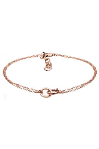 ELLI Armband Kreis Trend Verbundenheit 925 Sterling Silber Rosegold