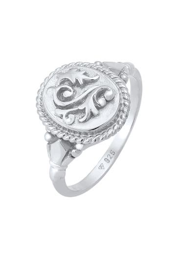 ELLI Ring Vintage Ornament Design 925 Sterling Silber Silber