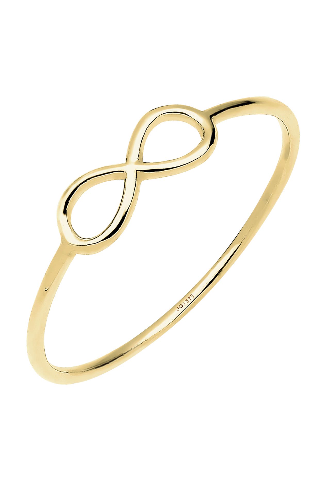 ELLI PREMIUM Ring Infinity Symbol Unendlichkeit 375 Gelbgold Gold, Bild 1