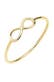 Ring Infinity Symbol Unendlichkeit 375 Gelbgold