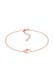 Armband Herz Love Verschlungen 925 Silber Rosegold