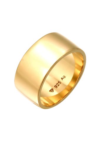 ELLI Ring Stacking Bandring Basic Breit Trend Schmuck Geschenk 925 Silber Gold