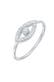 Ring Evil Eye Zirkonia Kristalle 925 Silber Silber