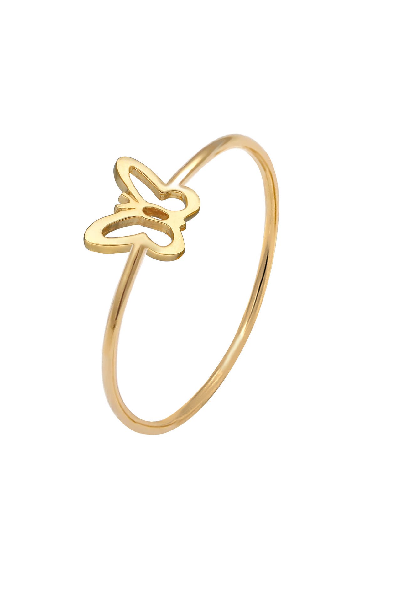 ELLI Ring Schmetterling Trend Symbol 925 Silber, Bild 1