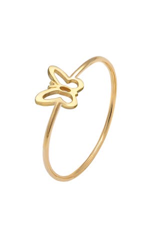 ELLI Ring Schmetterling Trend Symbol 925 Silber