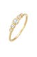 Ring Zirkonia Verlobung Eternity Stacking 925 Silber Gold