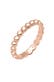 Ring Stacking Ring Kügelchen 925 Silber Rosegold