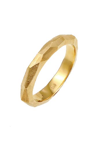 ELLI PREMIUM Ring Paarring Trauring Brushed 925 Silber