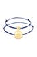 Armband Lebensblume Mutter Kind Set Nylon 925 Silber Gold