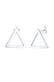 Ohrringe Stecker Dreieck Geo 925er Silber Silber